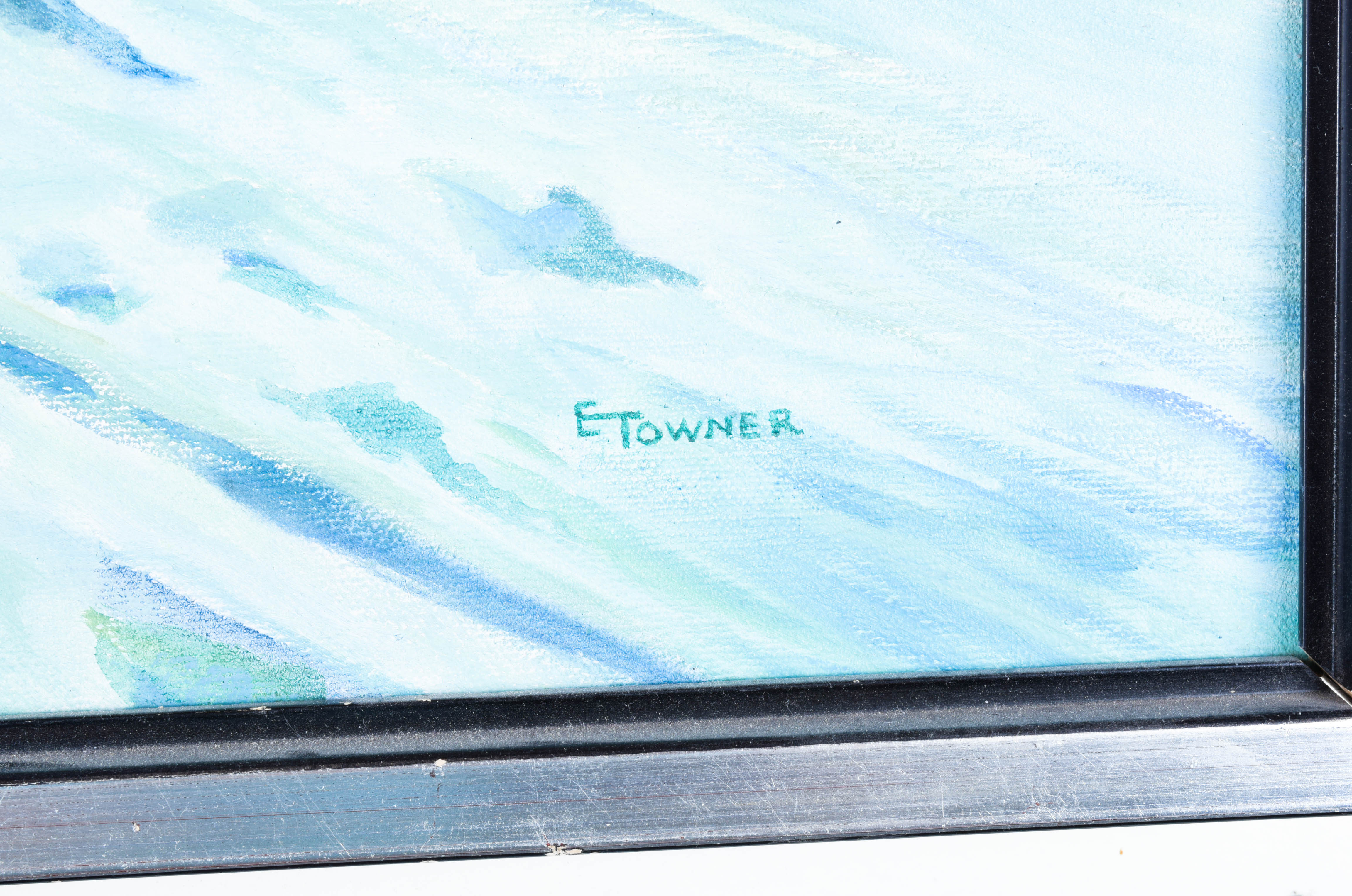 Acrylic on Canvas Painting by E. Towner