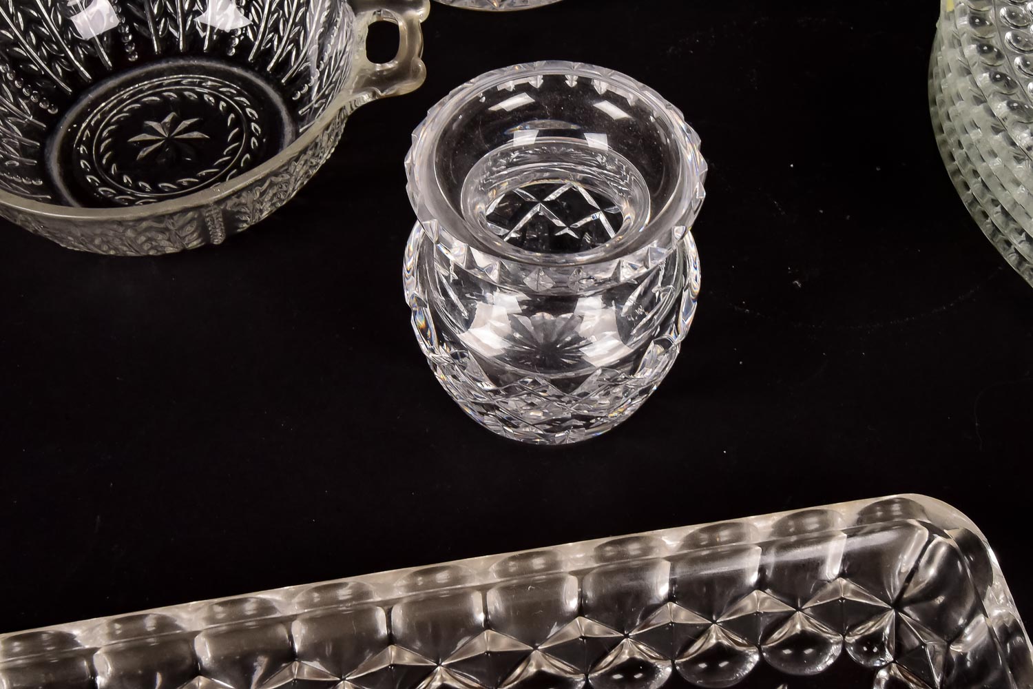 Collection of Pressed Glass Tableware