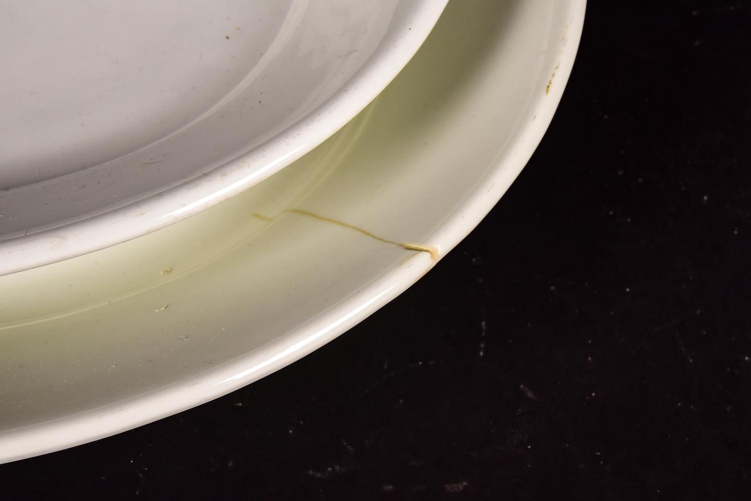 Pair of English Glazed Ceramic Platters