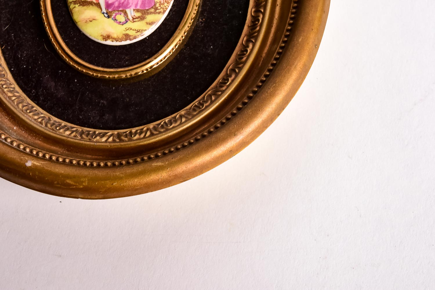 Jean-Honoré Fragonard Printed Porcelain Cameos