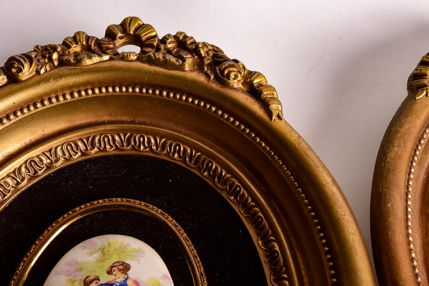 Jean-Honoré Fragonard Printed Porcelain Cameos