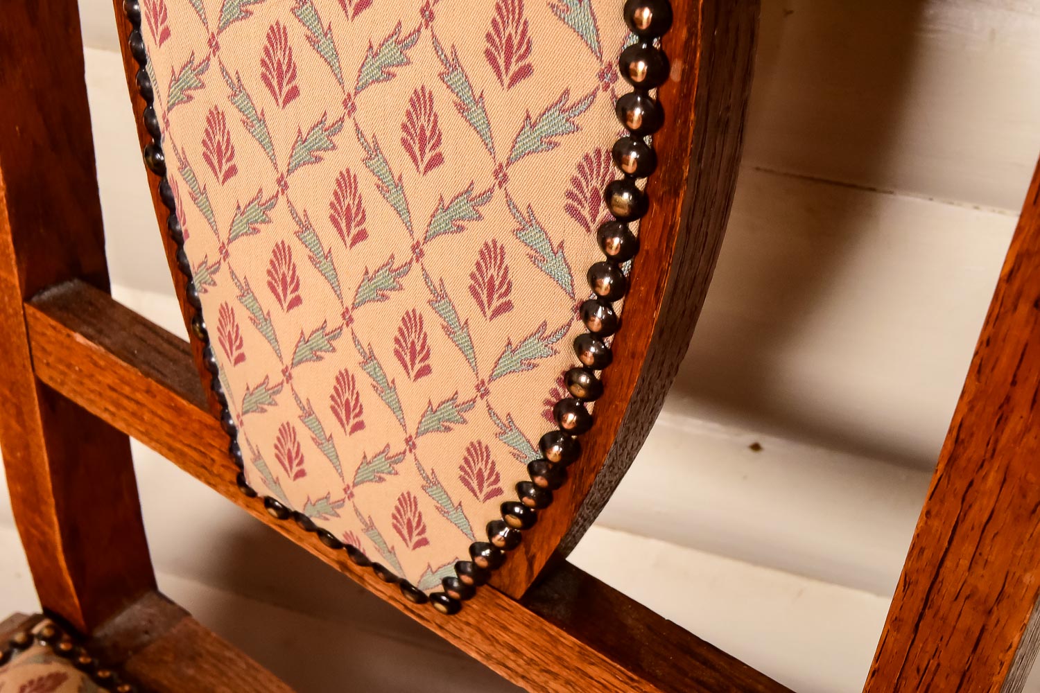 Pair of Vintage Upholstered Dining Side Chairs