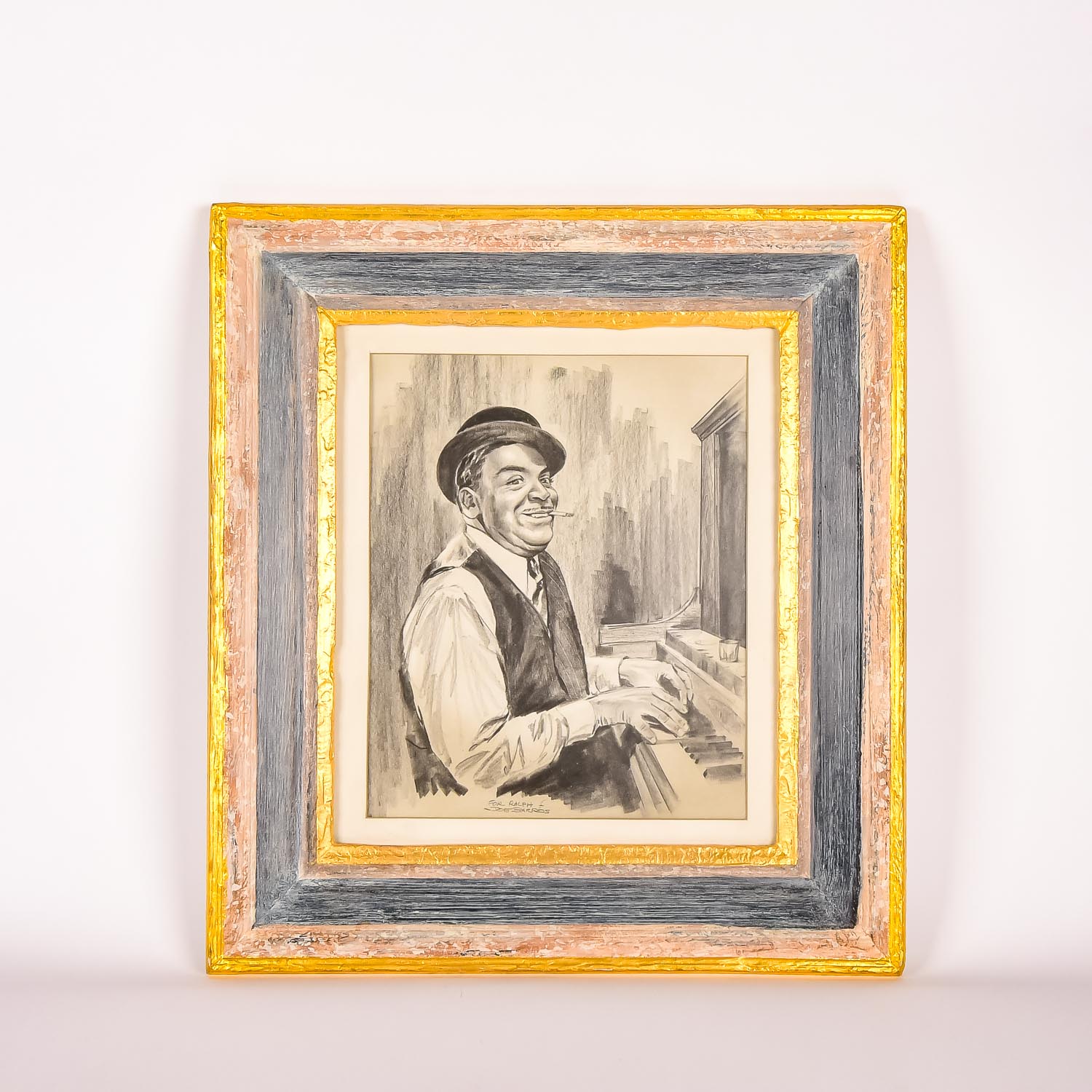 Original Fats Waller Pencil Drawing by Joe Barros