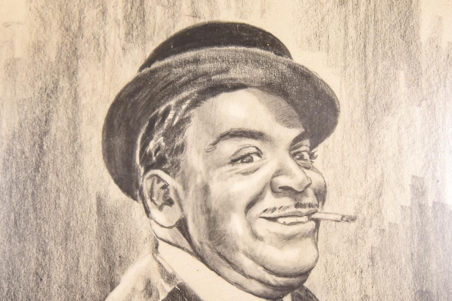 Original Fats Waller Pencil Drawing by Joe Barros