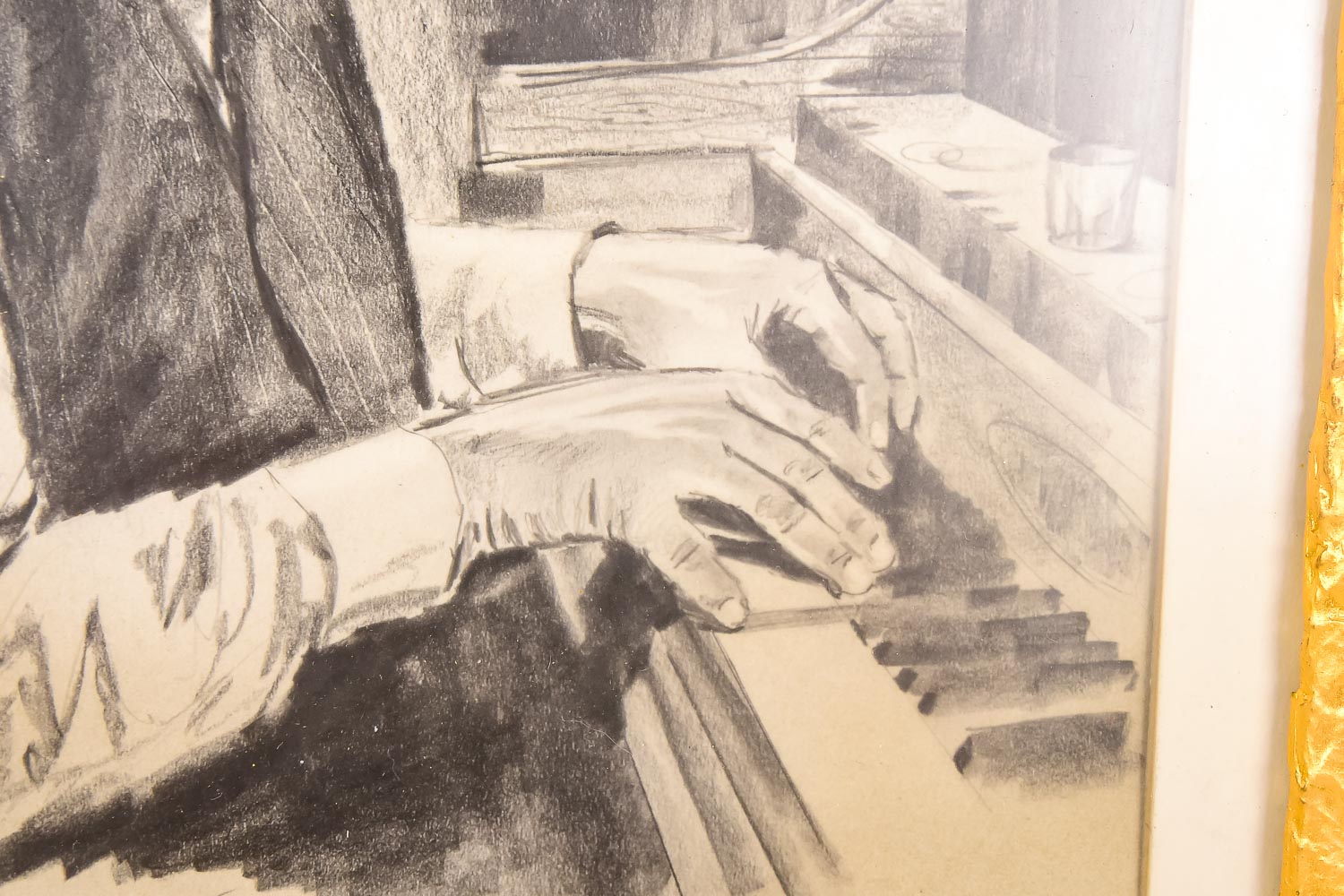 Original Fats Waller Pencil Drawing by Joe Barros