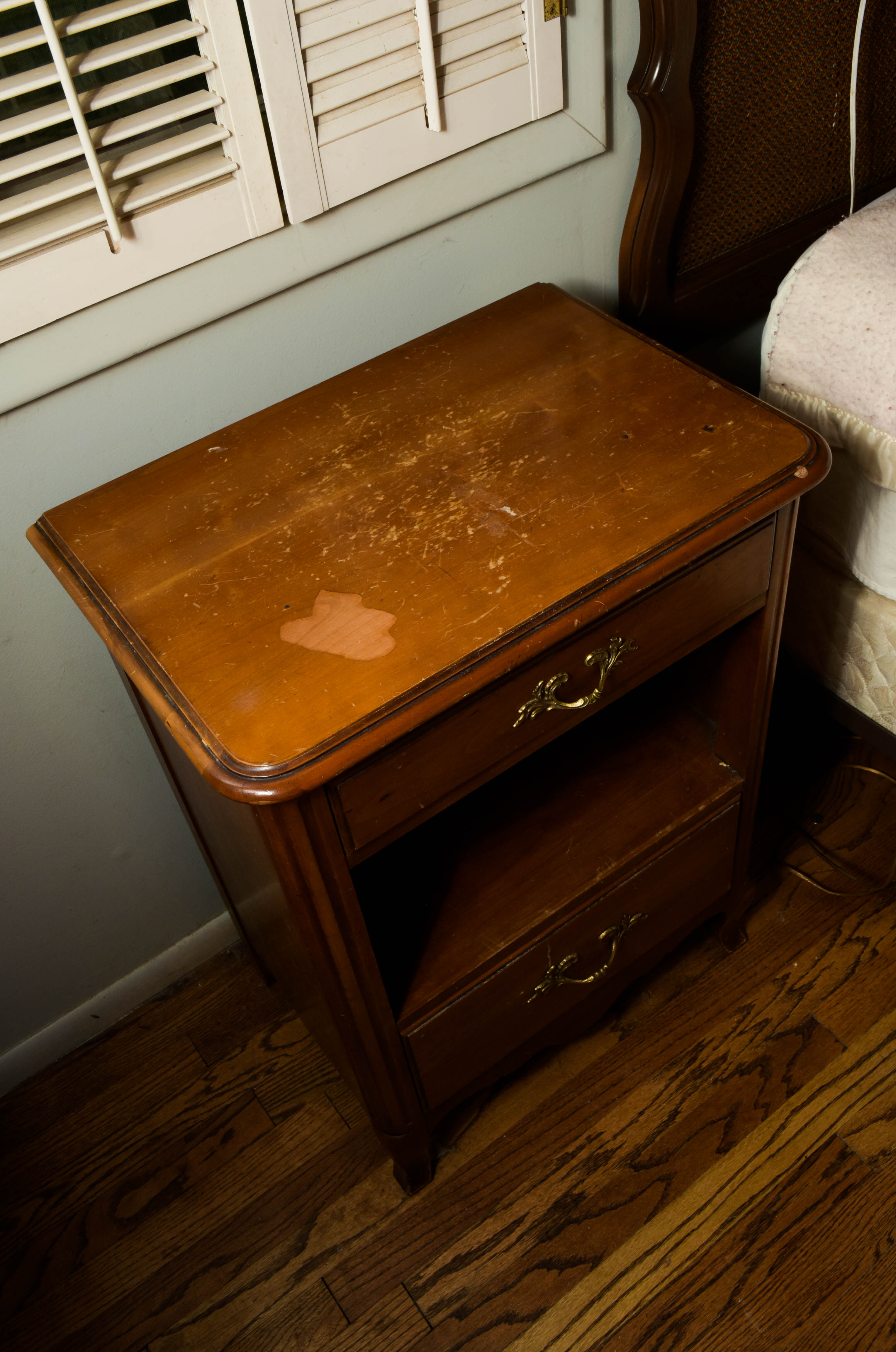 "Kindel" French Provincial Style Nightstand