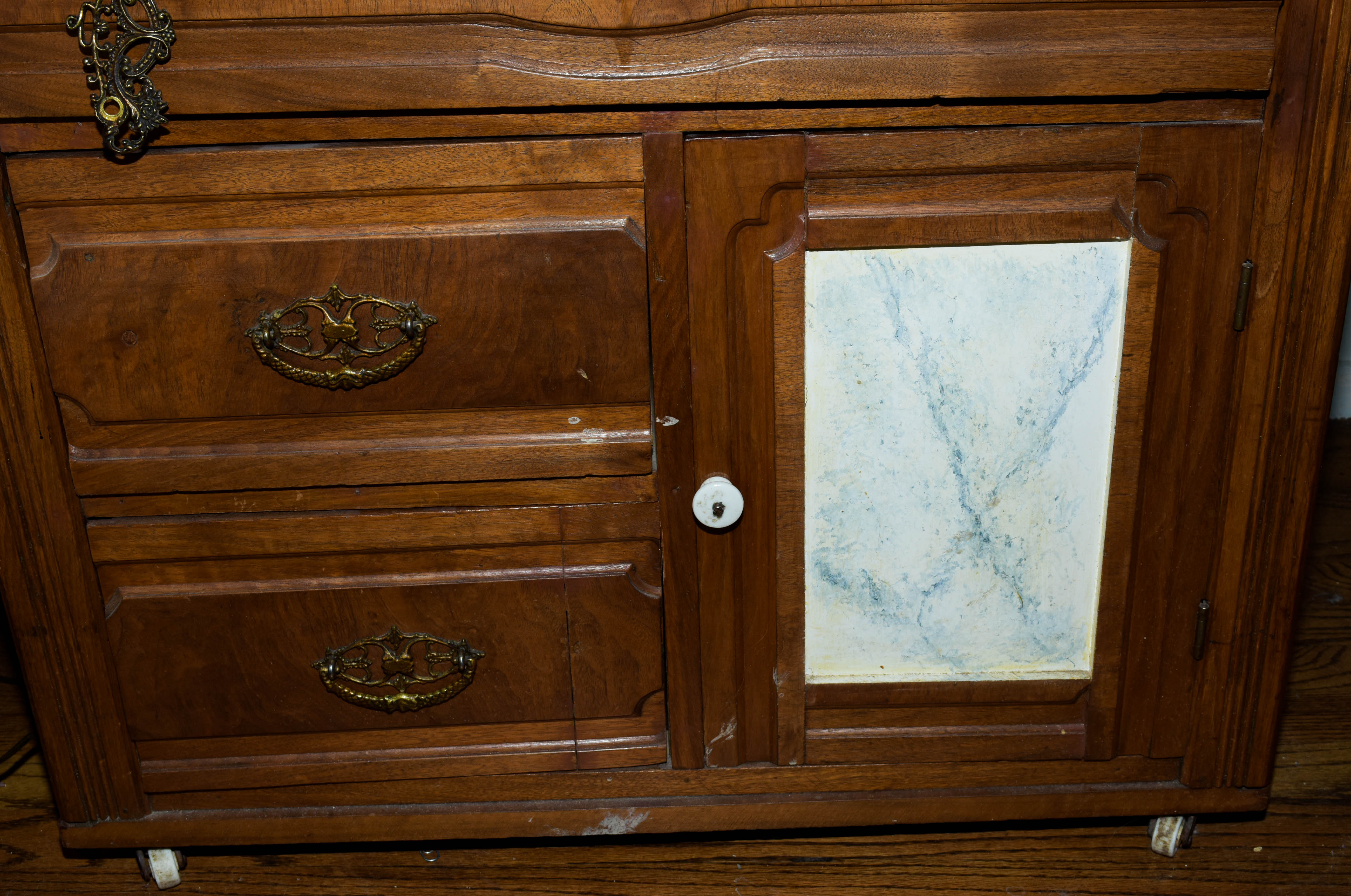 Antique Marble Wash Stand