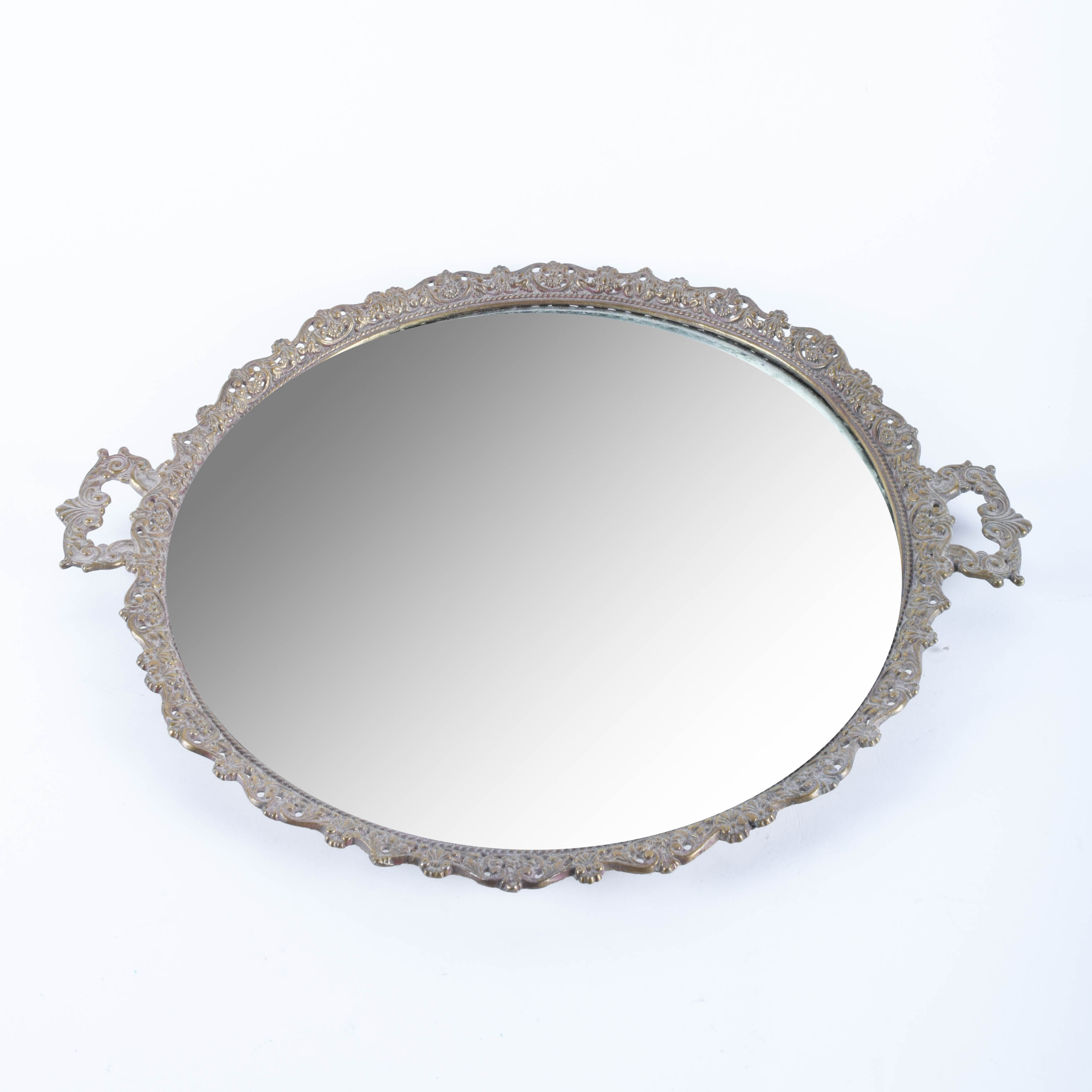 Vintage Mirrored Vanity Tray