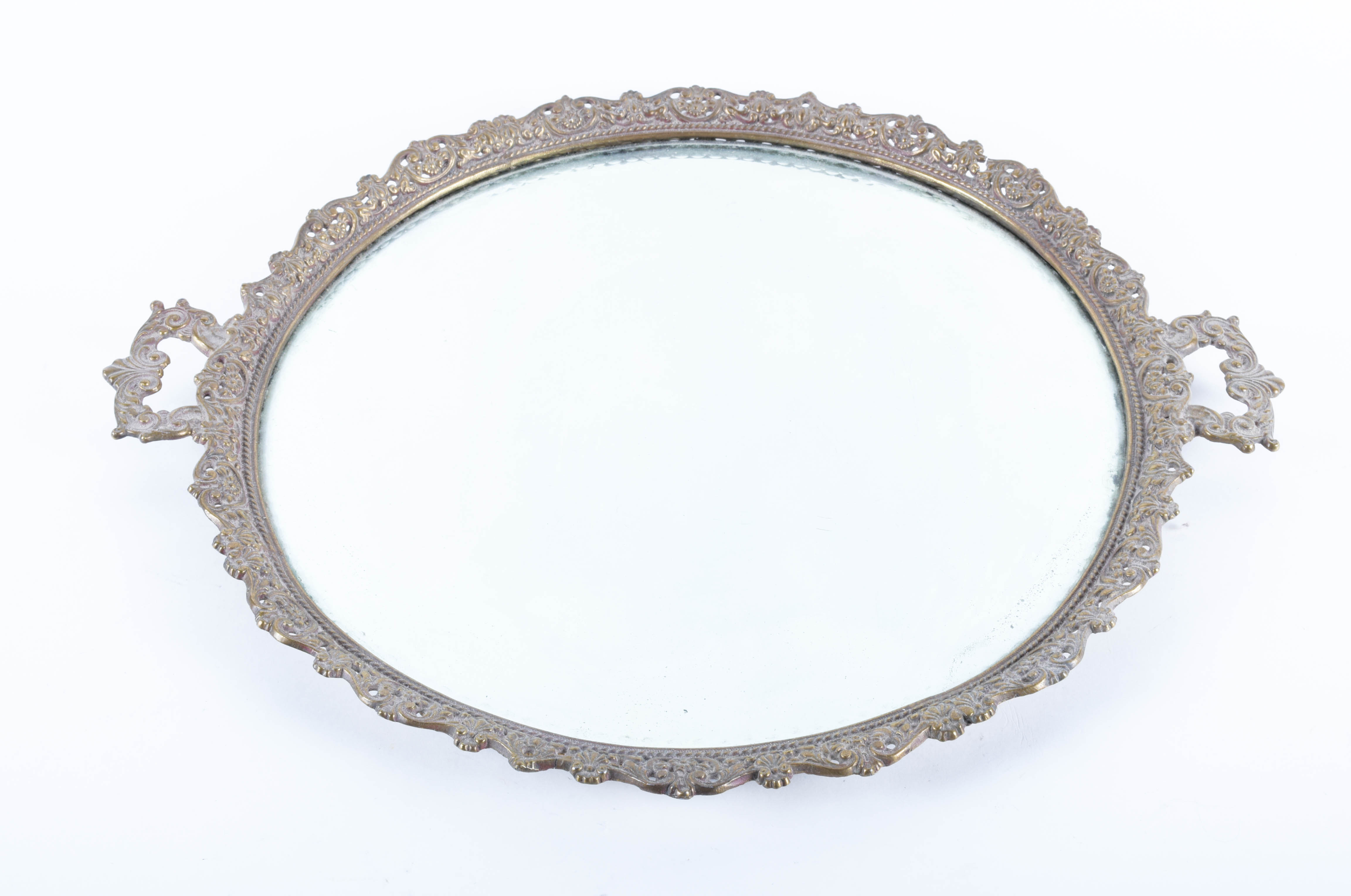 Vintage Mirrored Vanity Tray