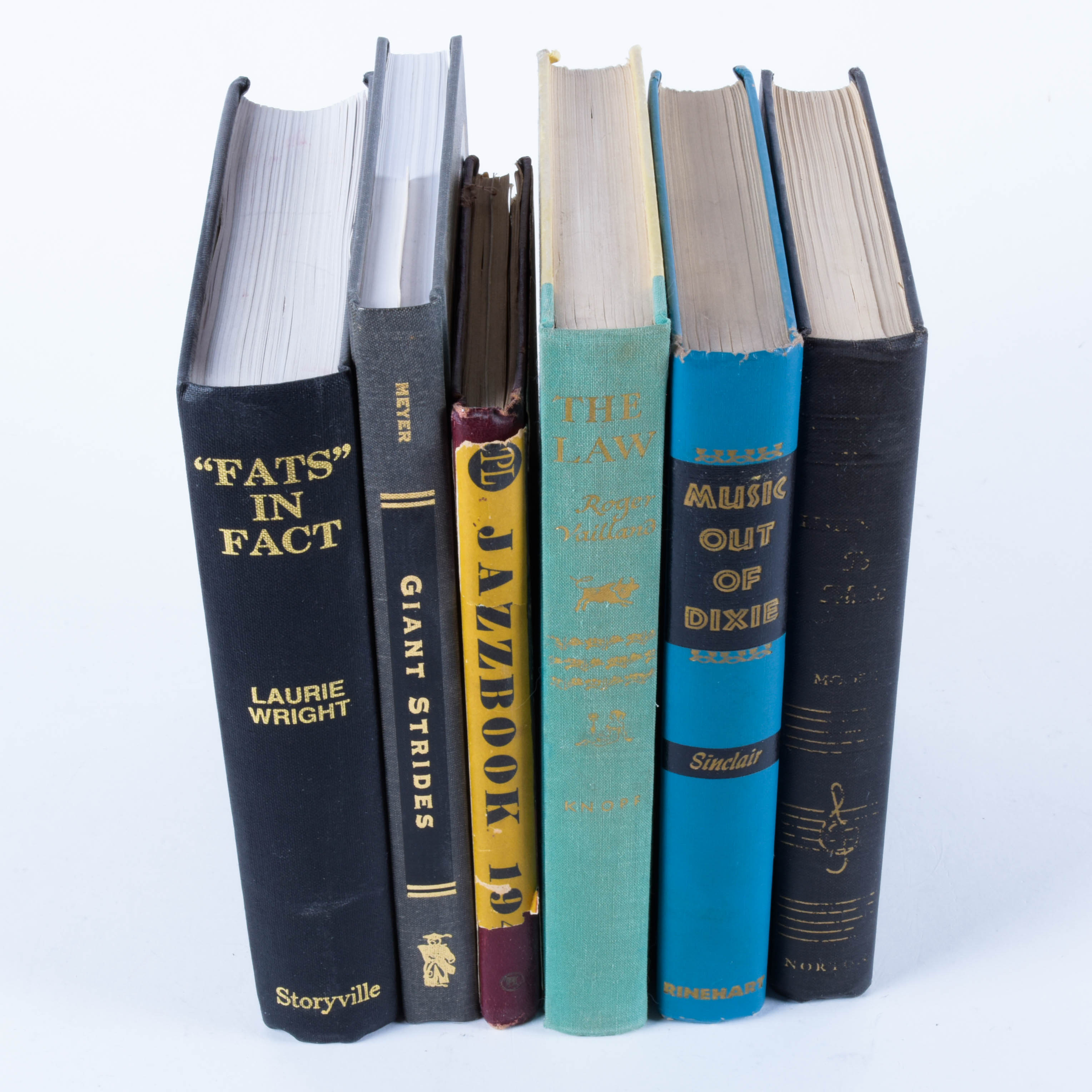 Vintage Jazz and Music Books