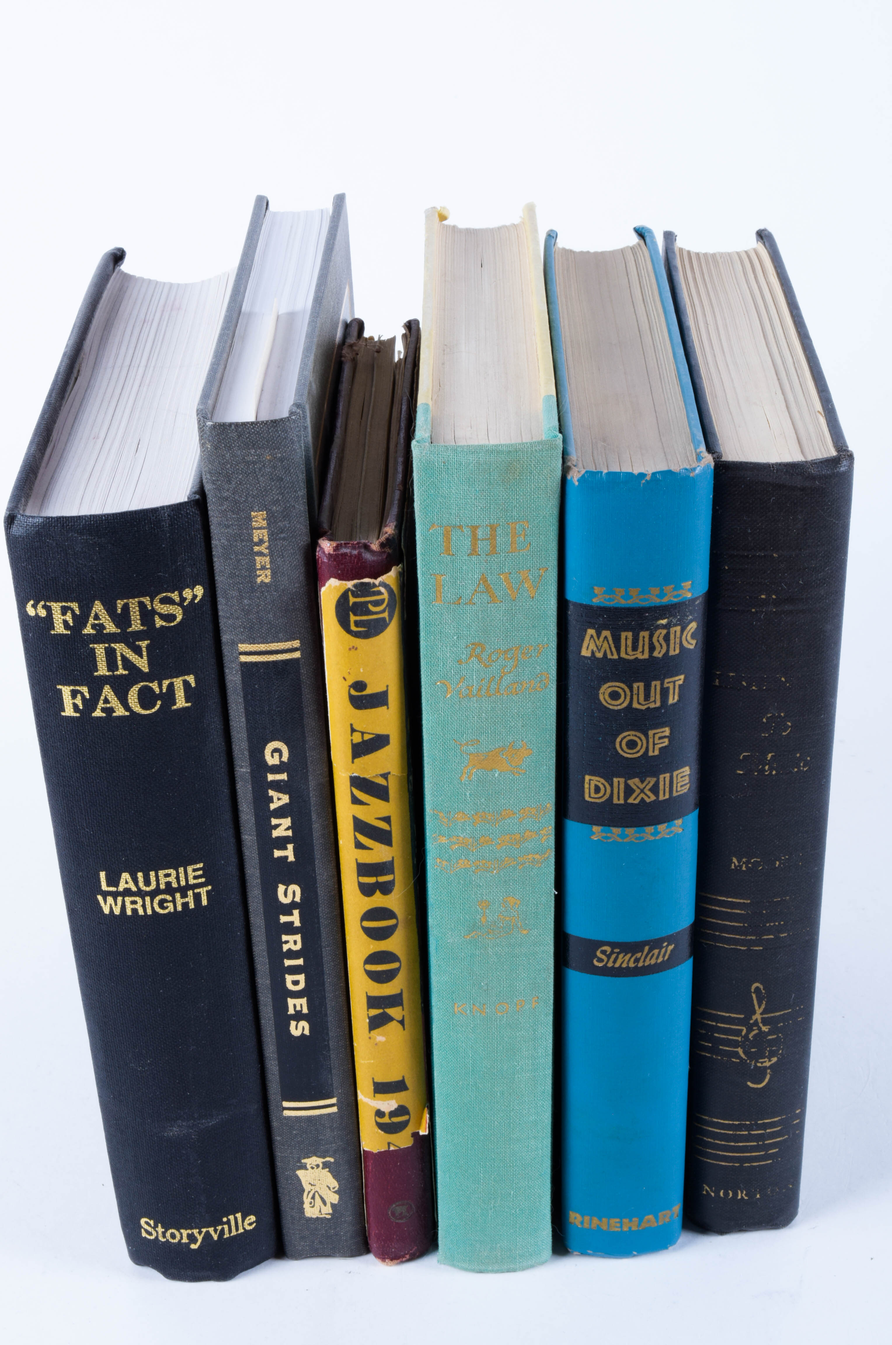 Vintage Jazz and Music Books