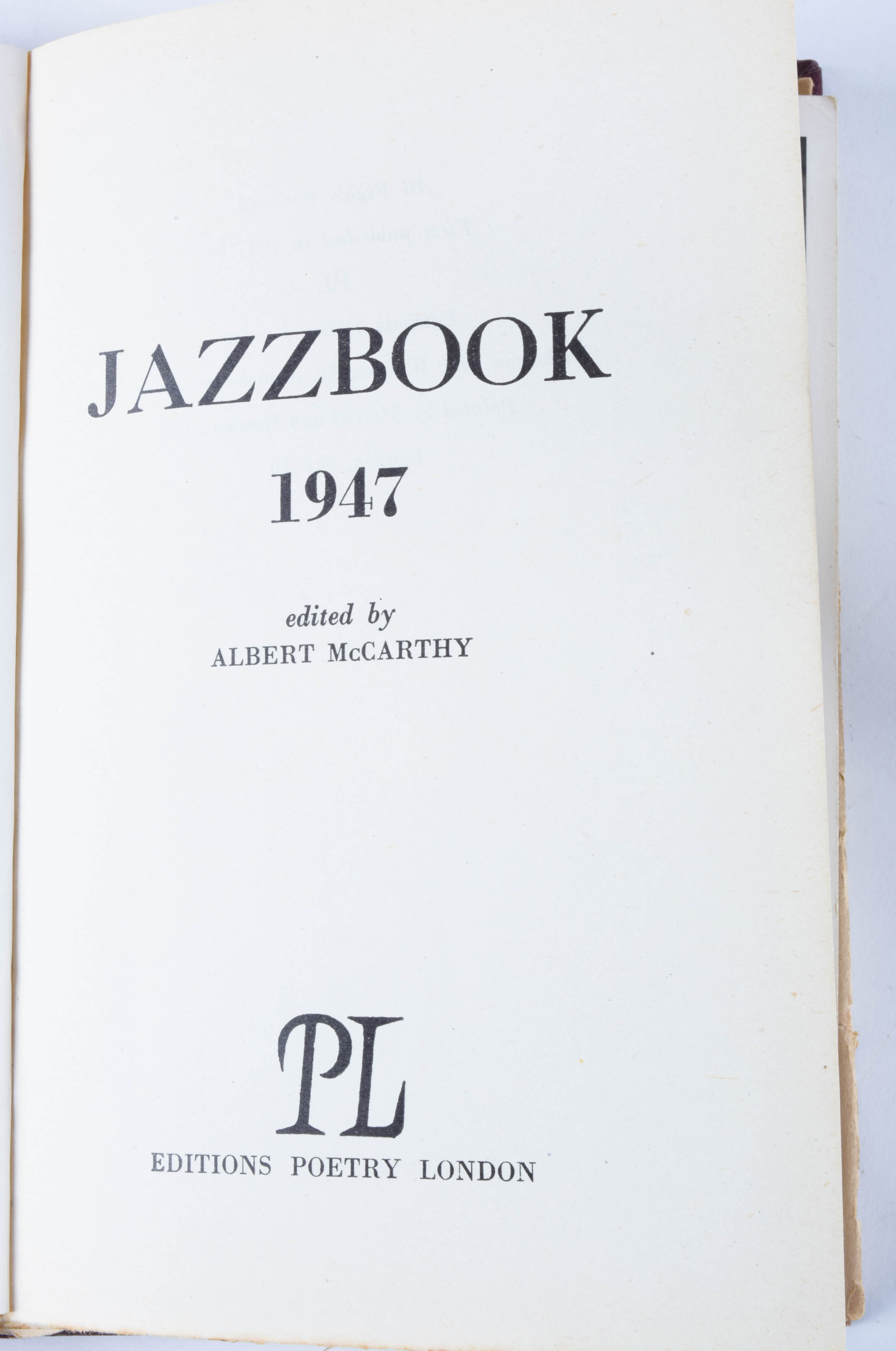 Vintage Jazz and Music Books
