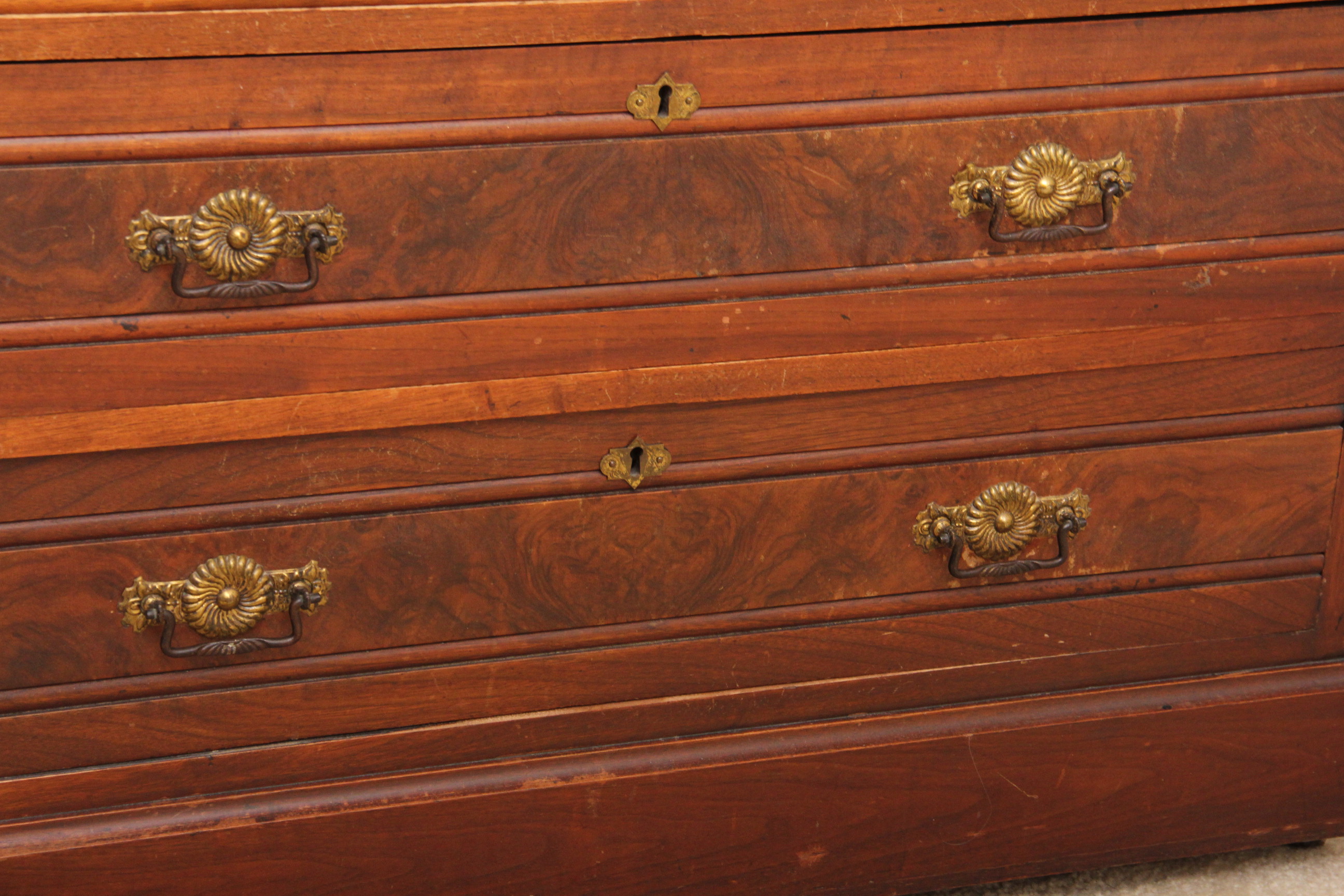 Eastlake Dresser with Swing Mirror
