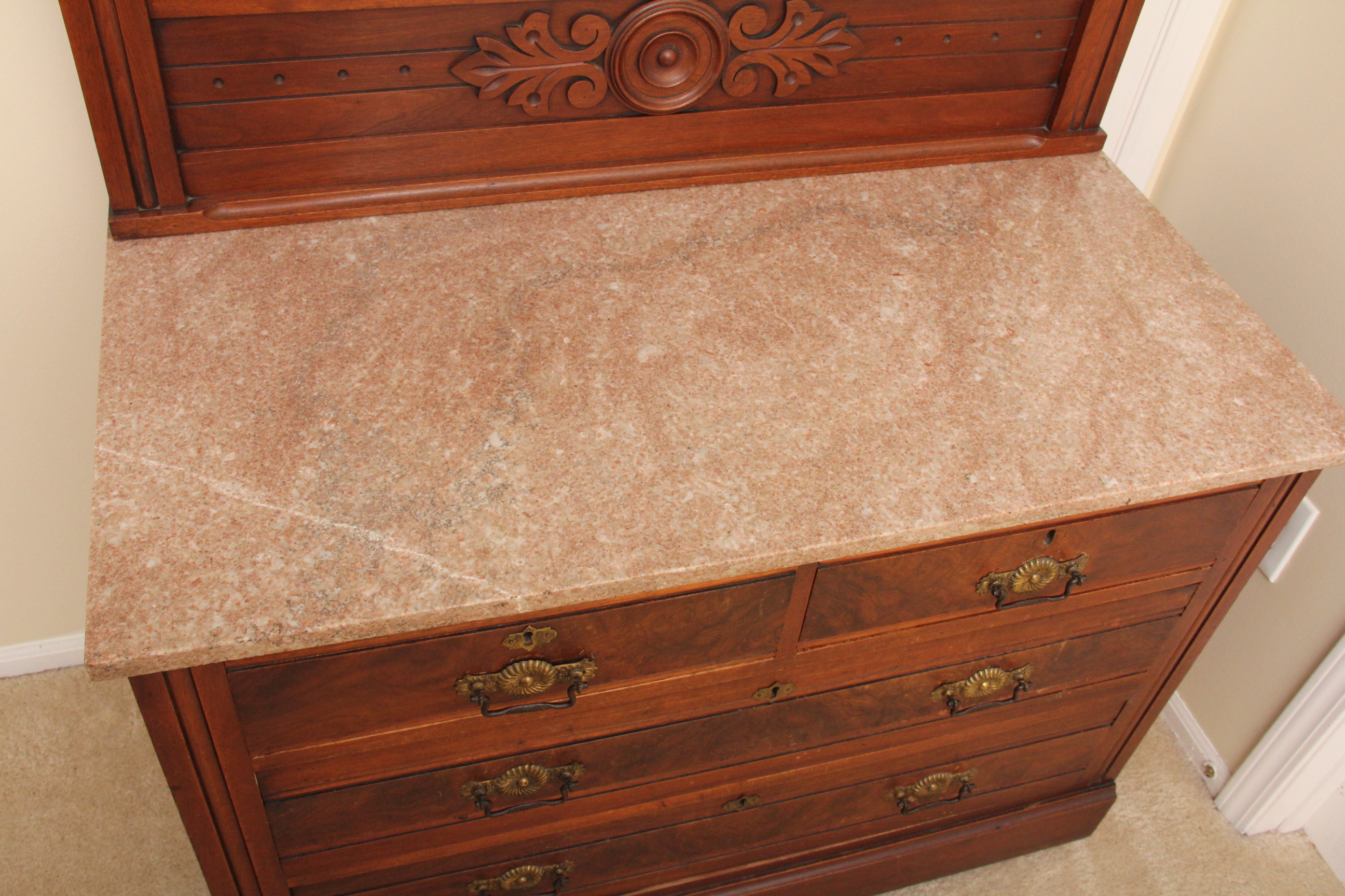 Eastlake Dresser with Swing Mirror