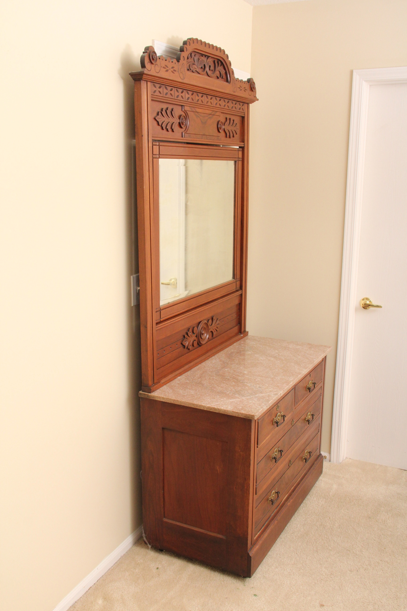 Eastlake Dresser with Swing Mirror
