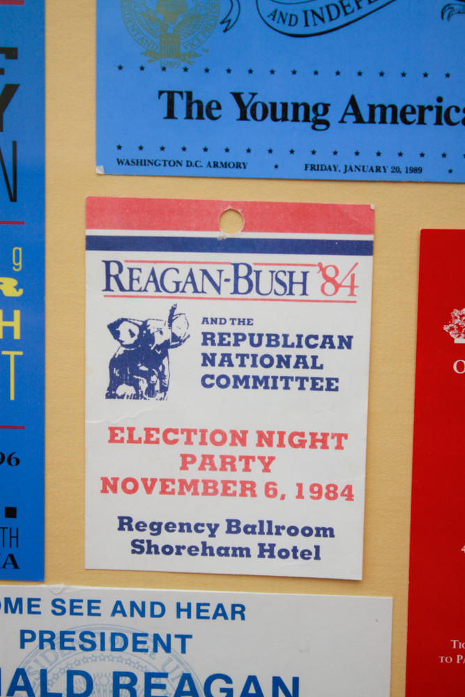 Pair of Framed Republican Tickets & Memorabilia