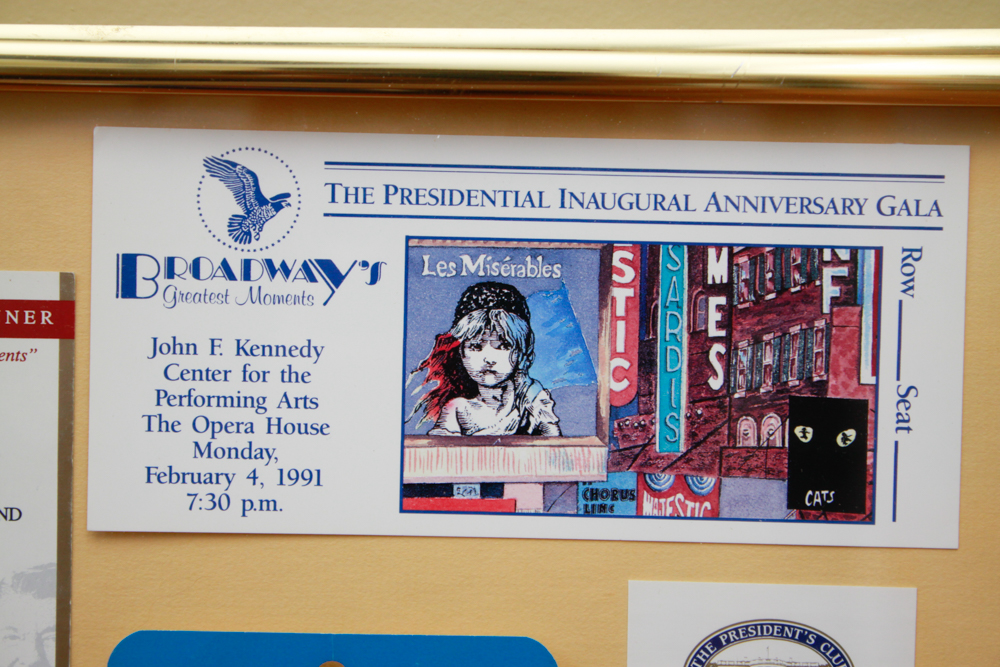 Pair of Framed Republican Tickets & Memorabilia