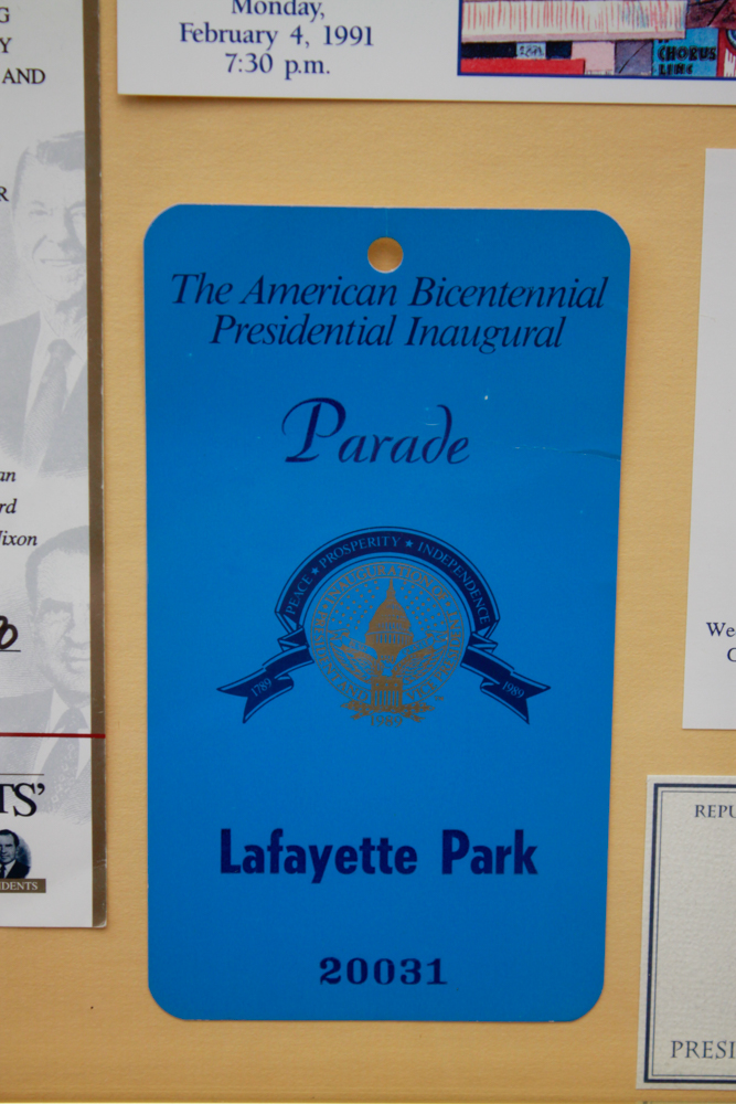 Pair of Framed Republican Tickets & Memorabilia