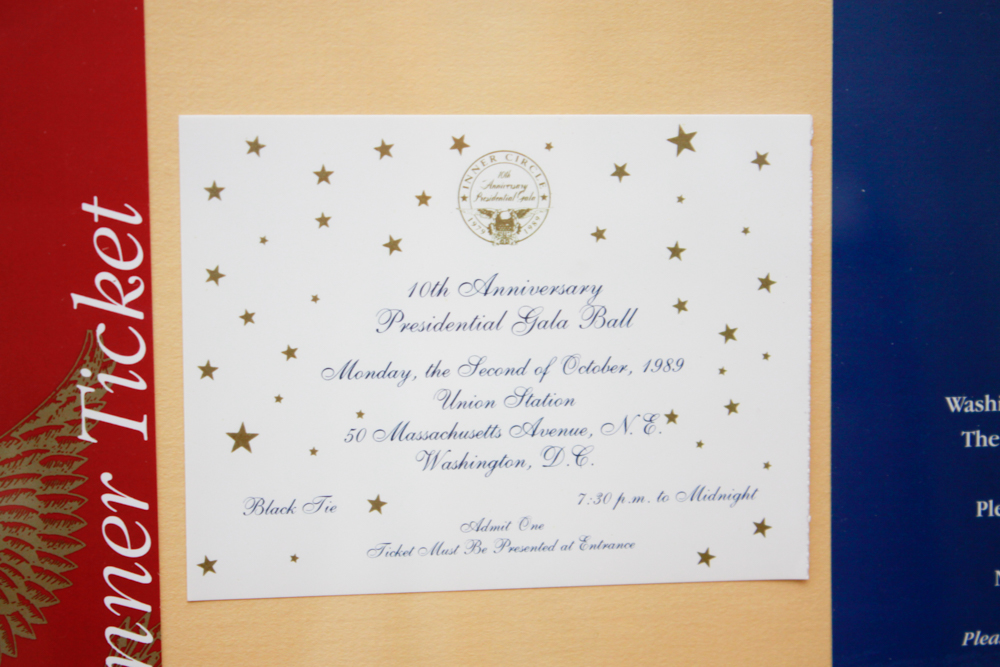 Pair of Framed Republican Tickets & Memorabilia