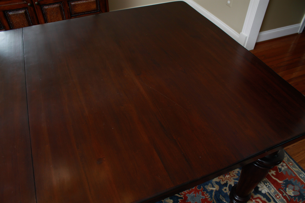 Pottery Barn "Montego" Mahogany Dining Table with Leaves