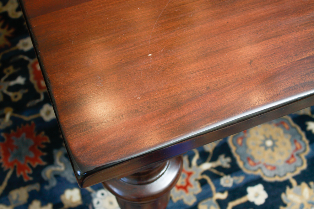 Pottery Barn "Montego" Mahogany Dining Table with Leaves