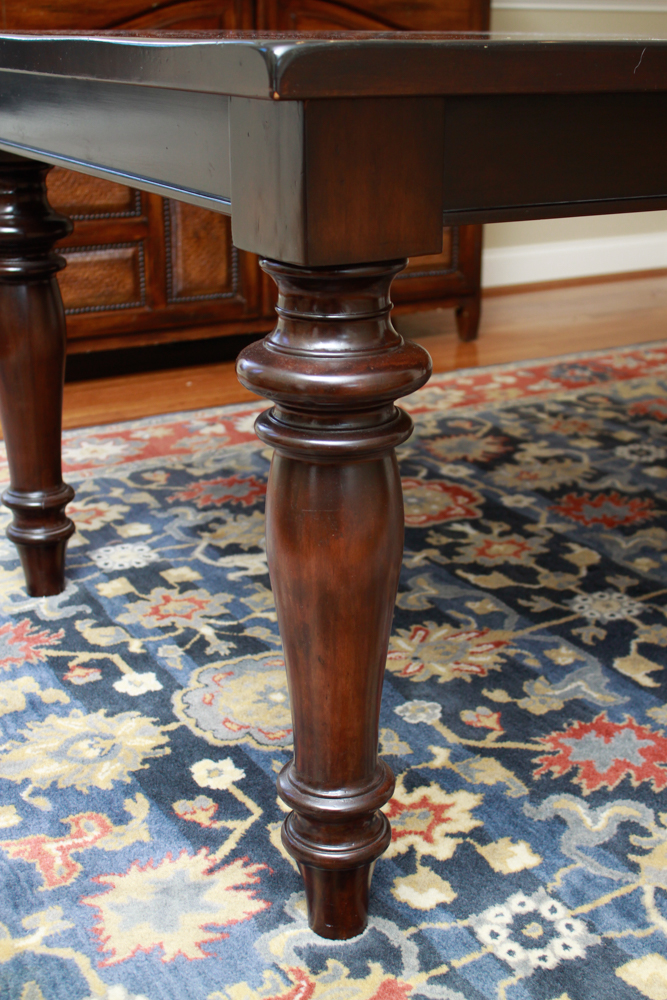 Pottery Barn "Montego" Mahogany Dining Table with Leaves