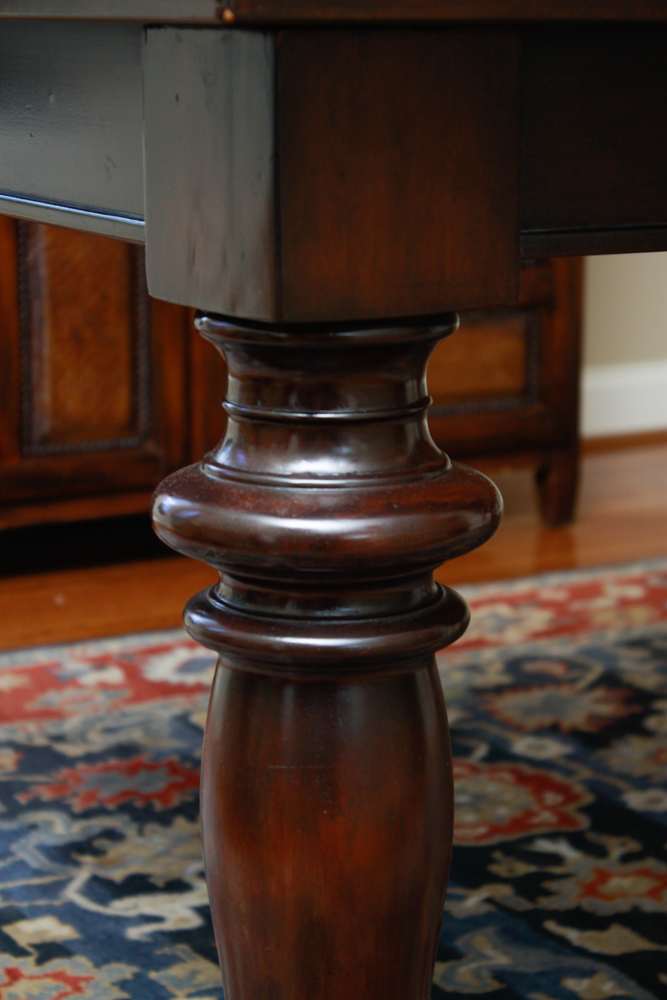 Pottery Barn "Montego" Mahogany Dining Table with Leaves