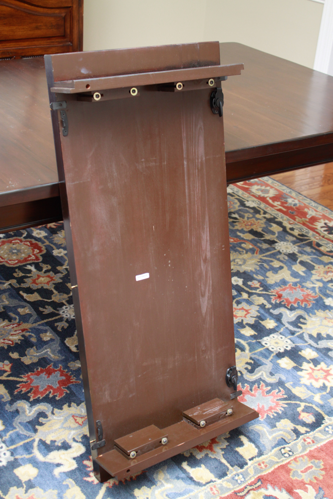 Pottery Barn "Montego" Mahogany Dining Table with Leaves