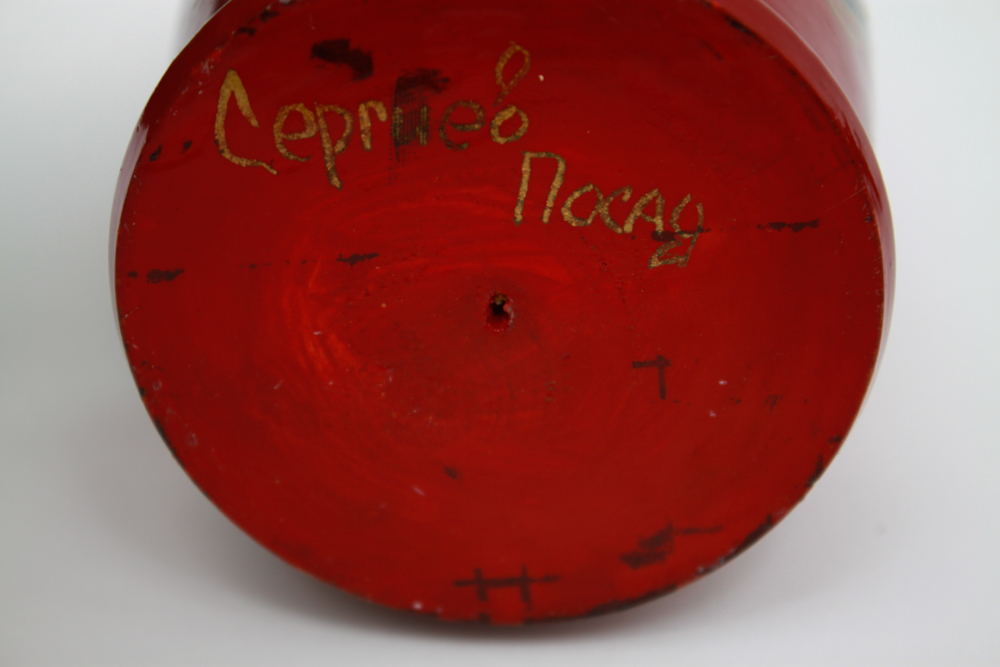 Pair of Hand Painted Russian Nesting Doll Sets