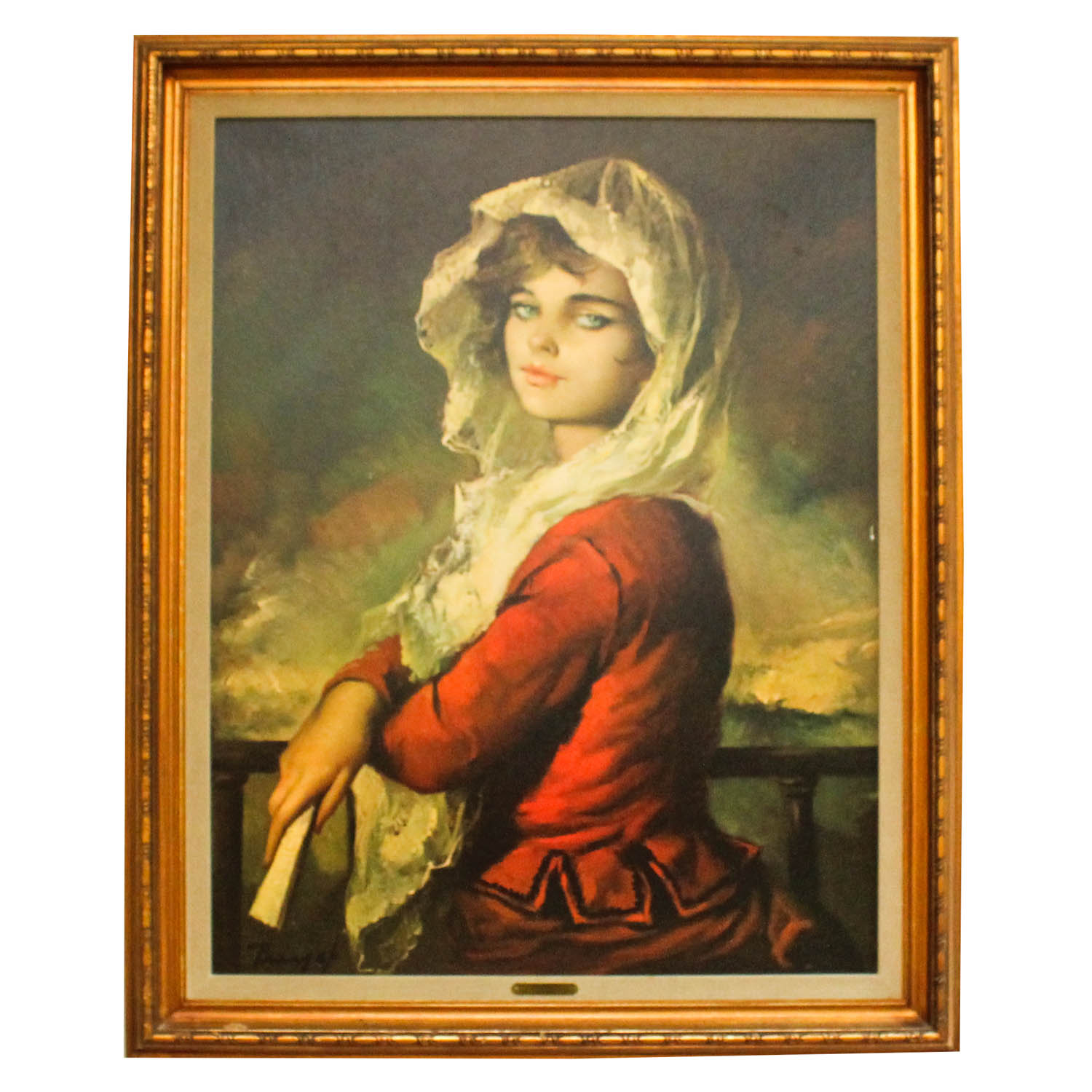 José Puyet Padilla "Manolita" Giclee on Board