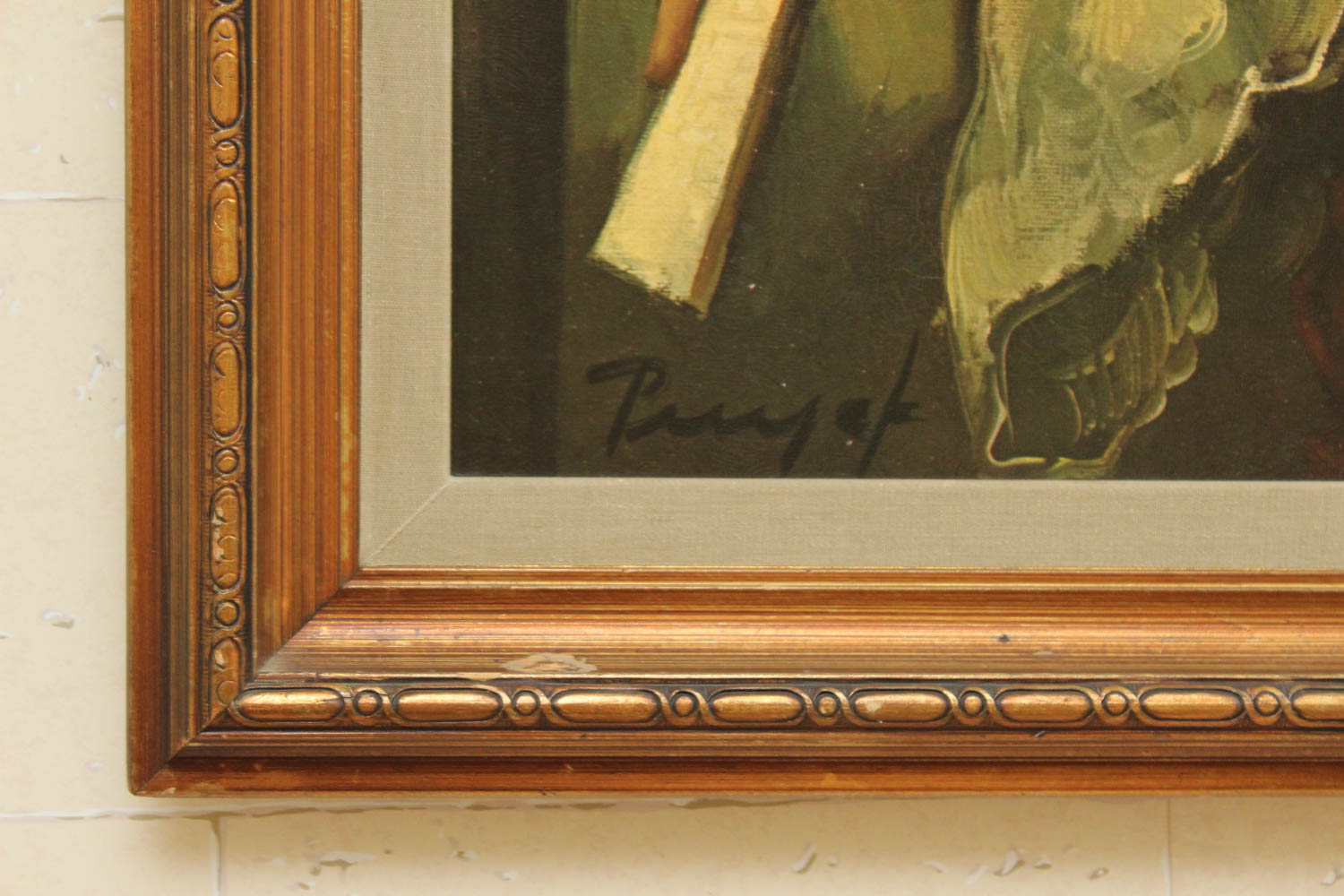 José Puyet Padilla "Manolita" Giclee on Board