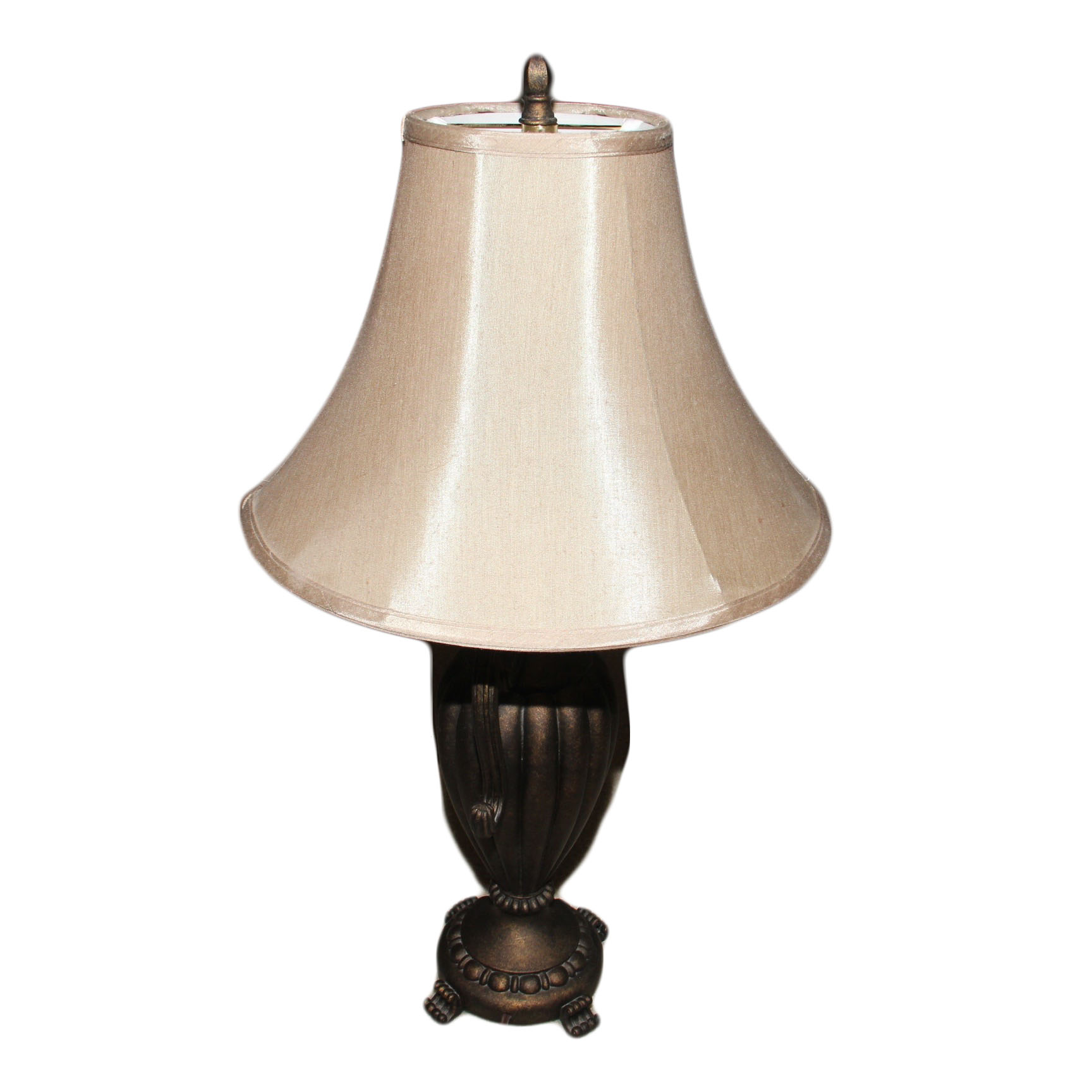 Bronze Tone Metal Urn Lamp