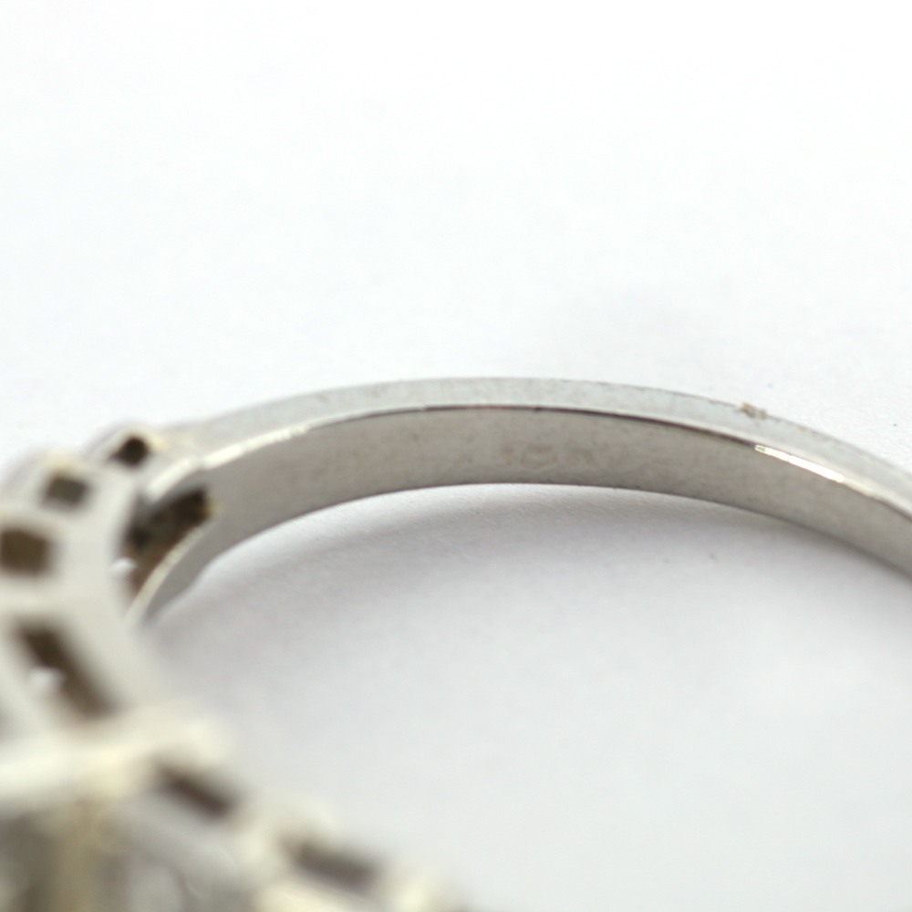 18K Art Deco 1.35 CTW Diamond Ring