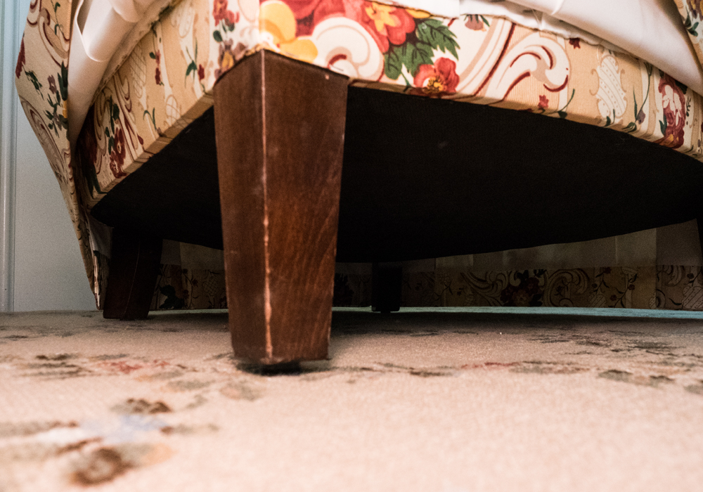 Tufted Floral Club Chair