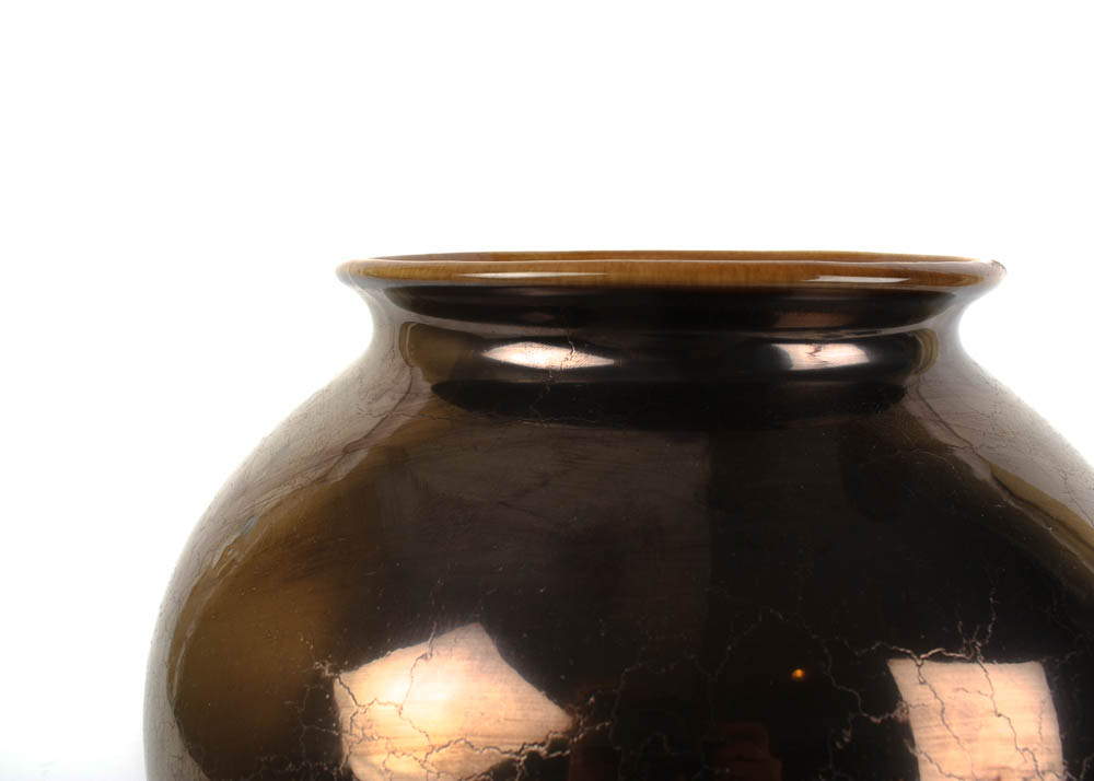 Red Wing Pottery "Town & Country" Jardiniere with Metallic Glaze