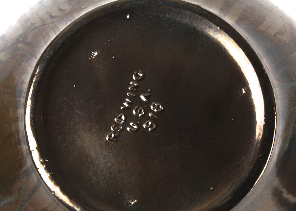 Red Wing Pottery "Town & Country" Jardiniere with Metallic Glaze