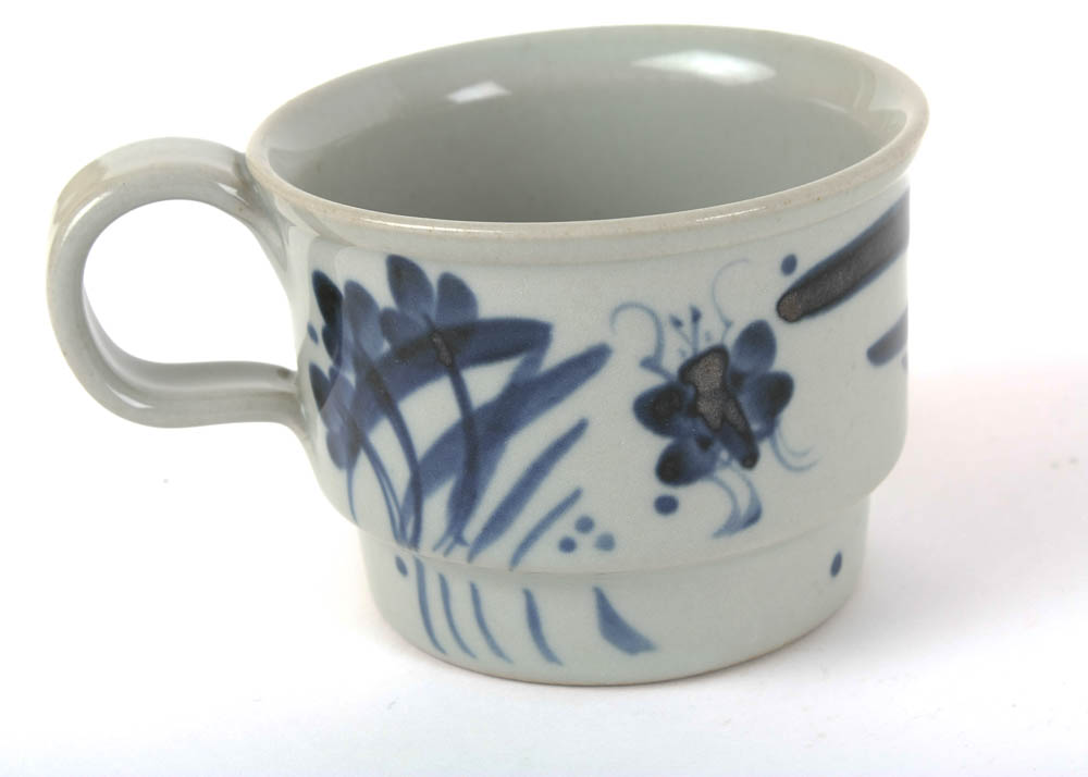 Iron Mountain Stoneware Pieces in Martha's Flowers and Lookout Mountain Patterns