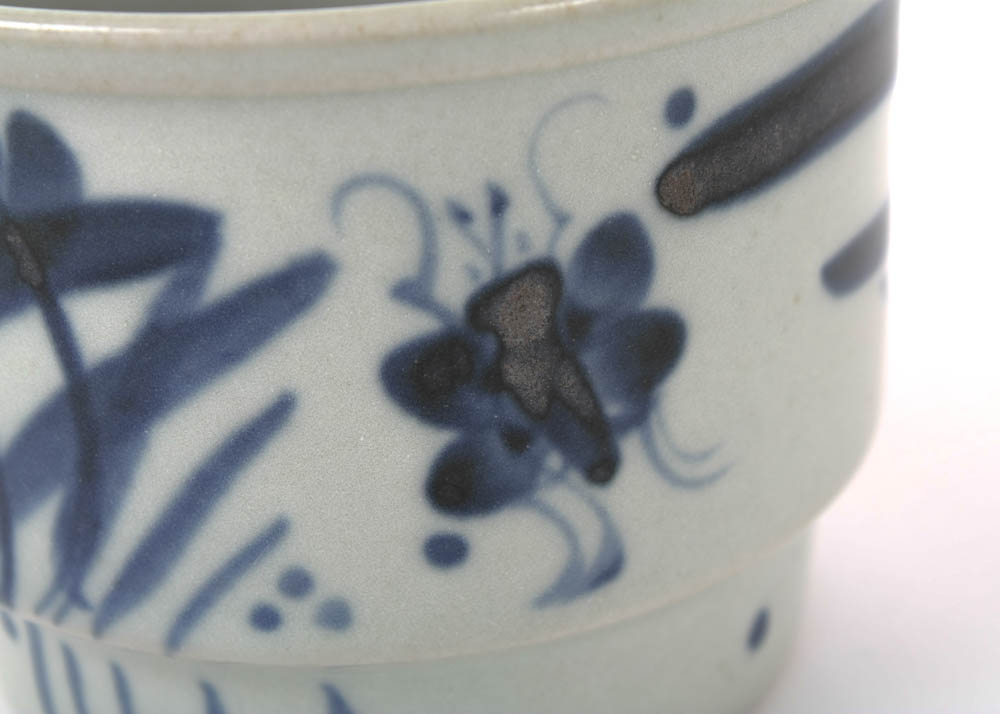 Iron Mountain Stoneware Pieces in Martha's Flowers and Lookout Mountain Patterns