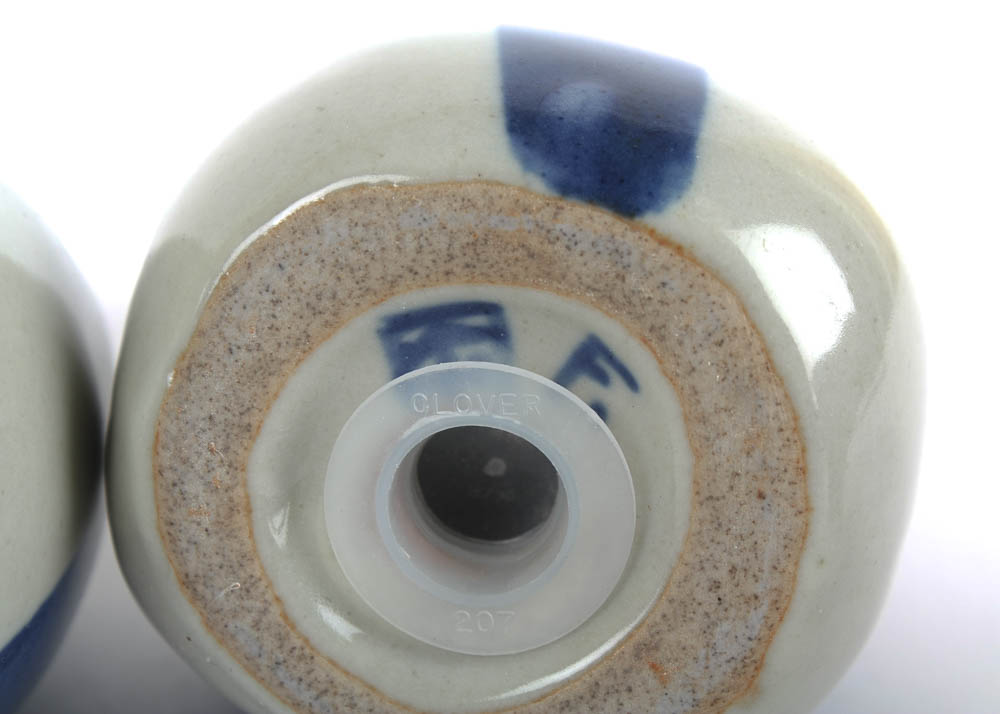 Iron Mountain Stoneware Pieces in Martha's Flowers and Lookout Mountain Patterns