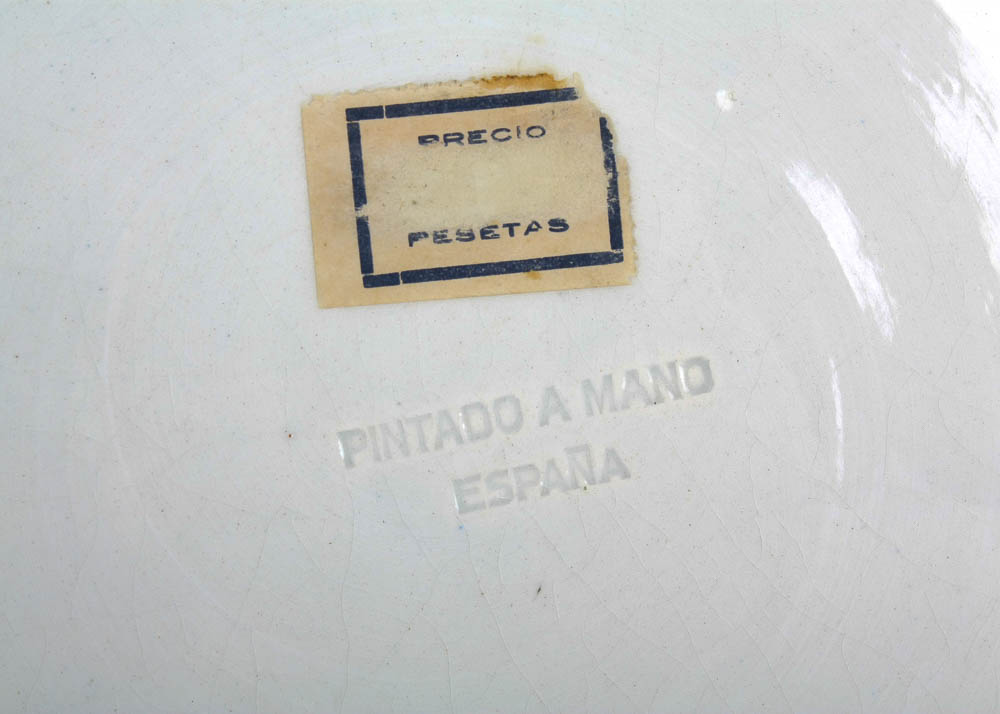 Hand Decorated Clementine Hunter Plates by Jennifer Sweeney and Decorative Wall Plate