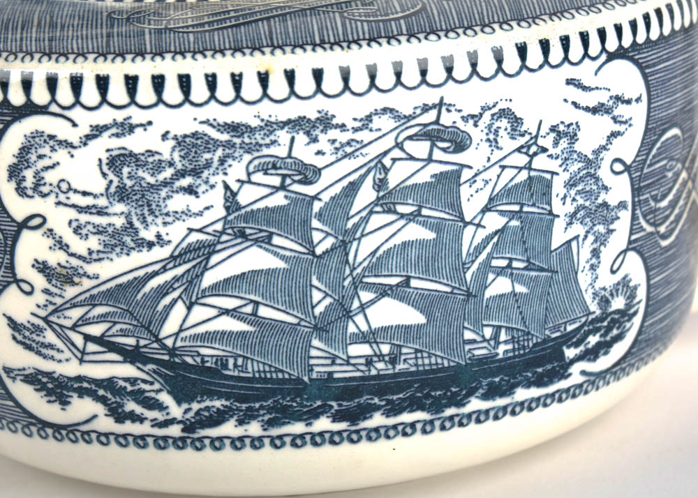 Royal Currier and Ives and Collected Transferware Table Items
