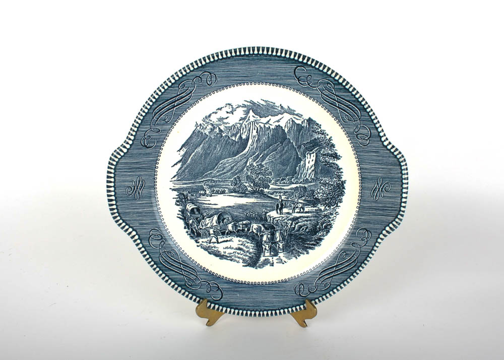 Royal Currier and Ives and Collected Transferware Table Items
