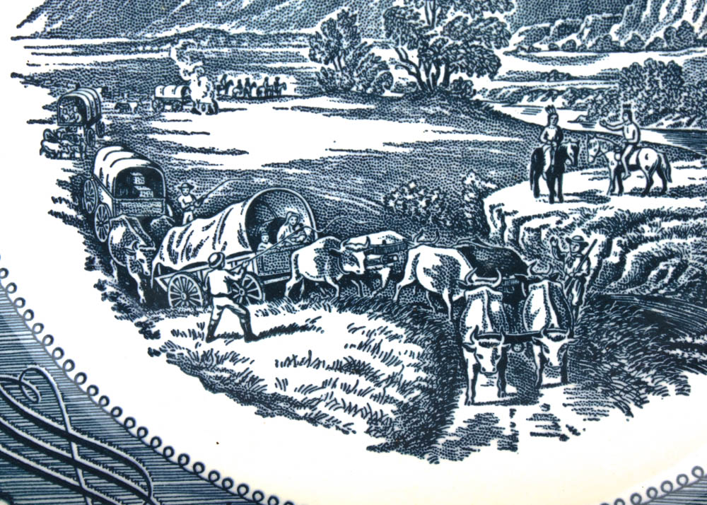 Royal Currier and Ives and Collected Transferware Table Items