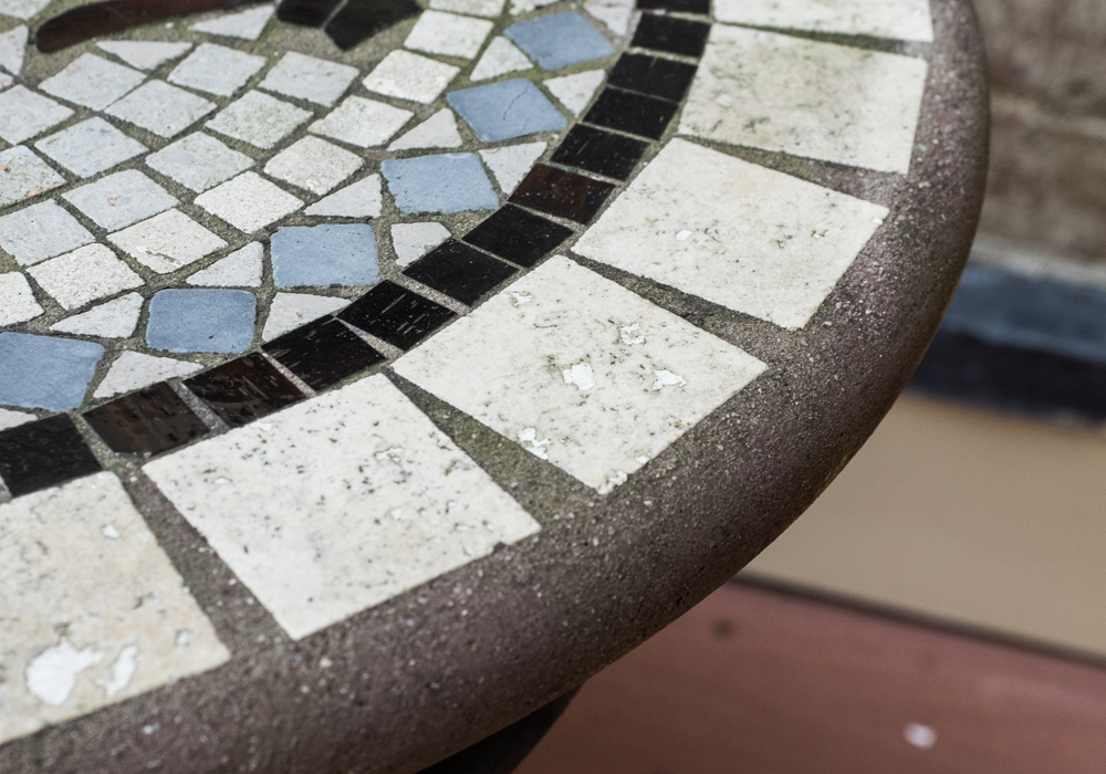 Mosaic Tile Outdoor Coffee Table
