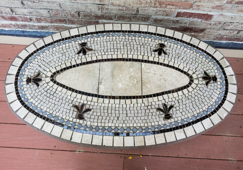Mosaic Tile Outdoor Coffee Table