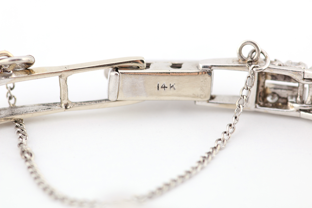 14K White Gold and 2.65 CTW Diamond Watch