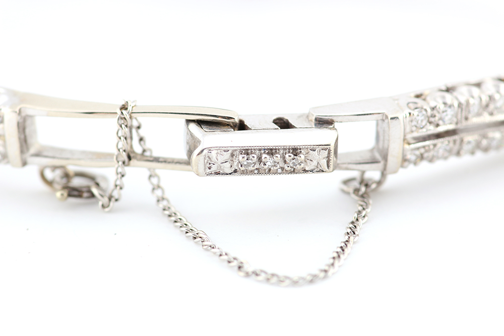 14K White Gold and 2.65 CTW Diamond Watch