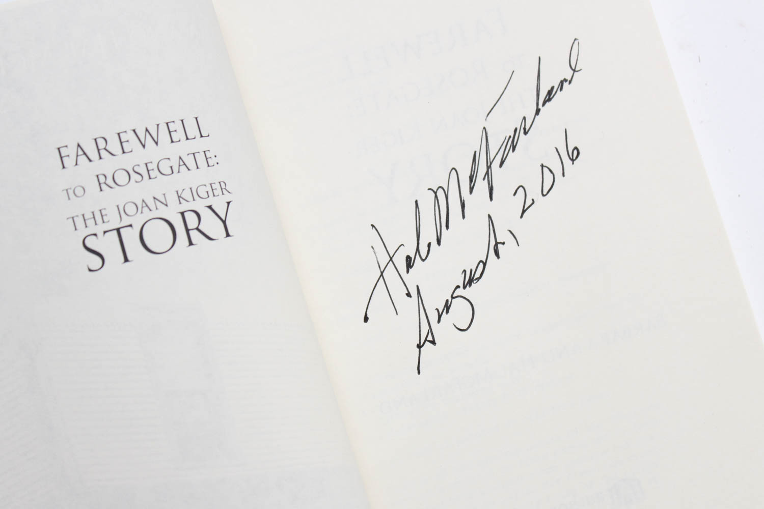 Six Autographed Books by Authors, Barbara and Hal McFarland