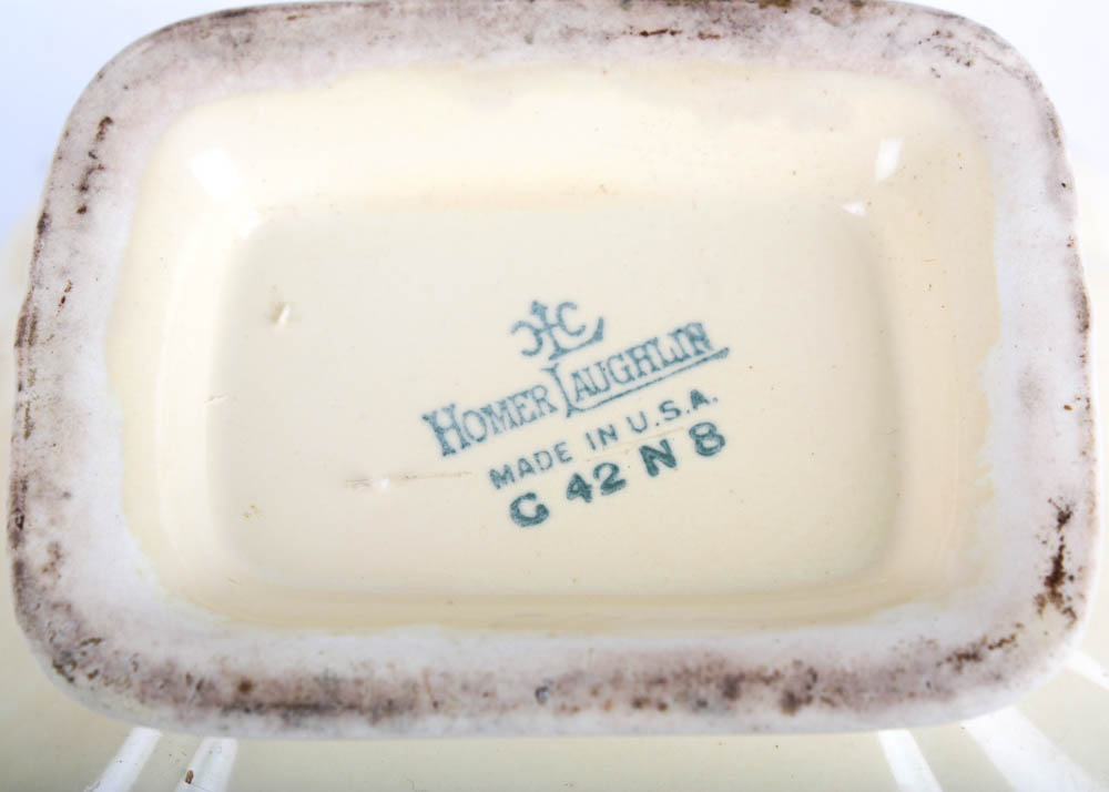 Vintage Homer Laughlin Fiesta "Go-Alongs" Tableware, Towel, and Laminated Paper Cut Outs