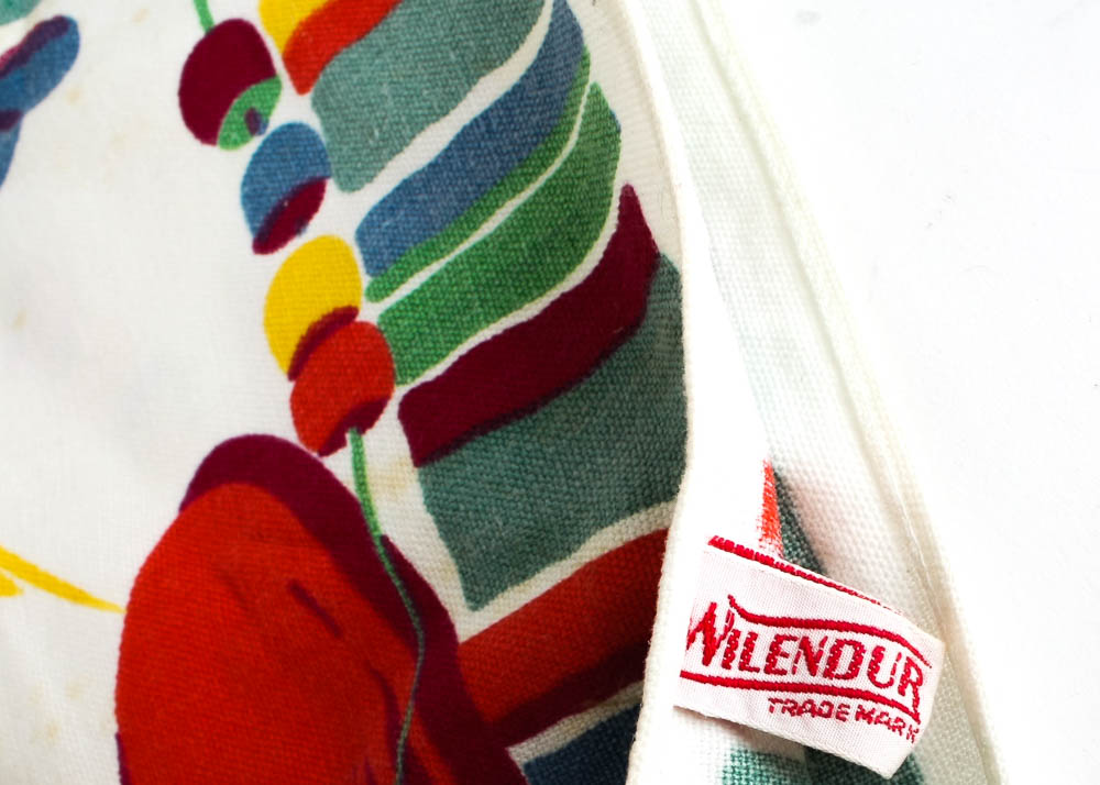 Vintage Homer Laughlin Fiesta "Go-Alongs" Tableware, Towel, and Laminated Paper Cut Outs